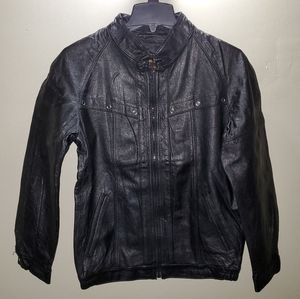 Vintage Black Leather Jacket